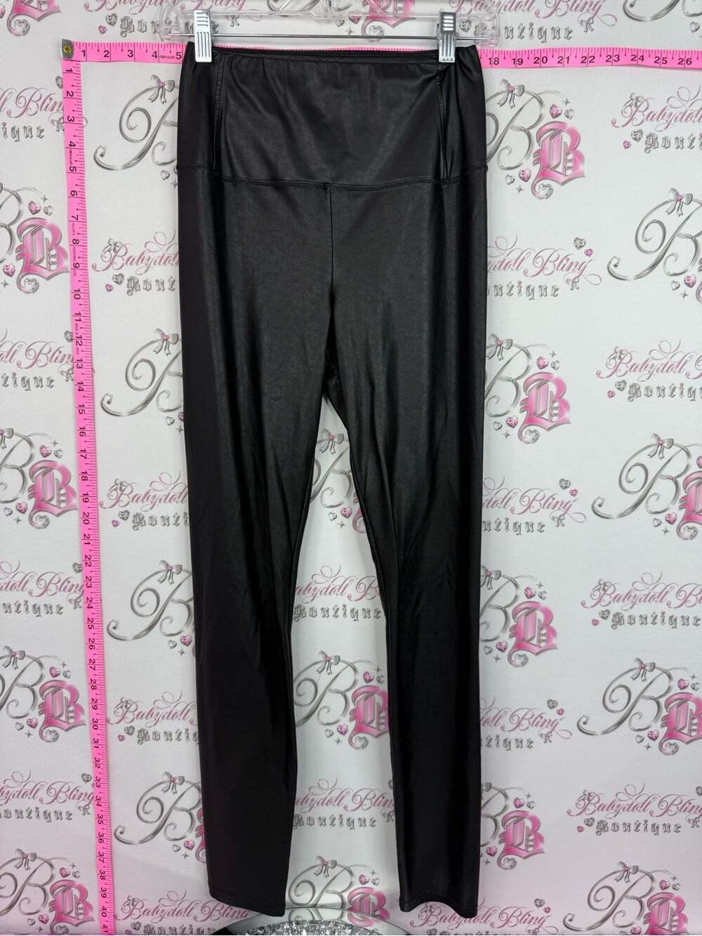 Wilfred aritzia pants Black Faux Leather High-Waist Leggings